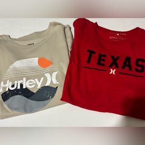 2 Men’s Hurley Shirts
